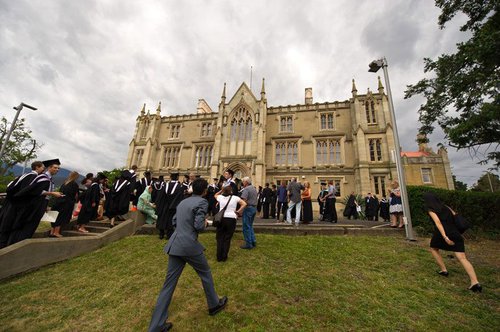 Выпускная церемония в университете Тасмании UTAS